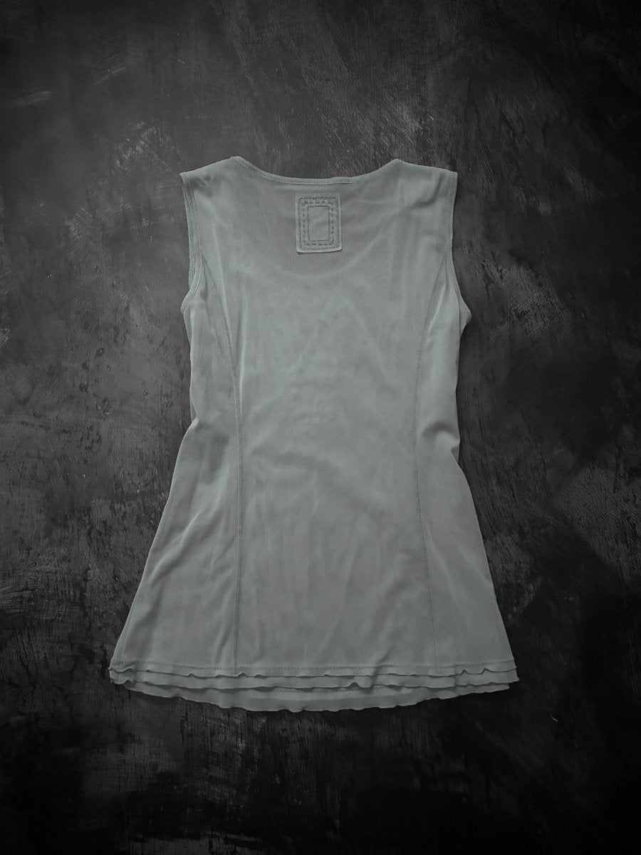 Aquamarine Sleeveless Top - MIDNIGHT FAE