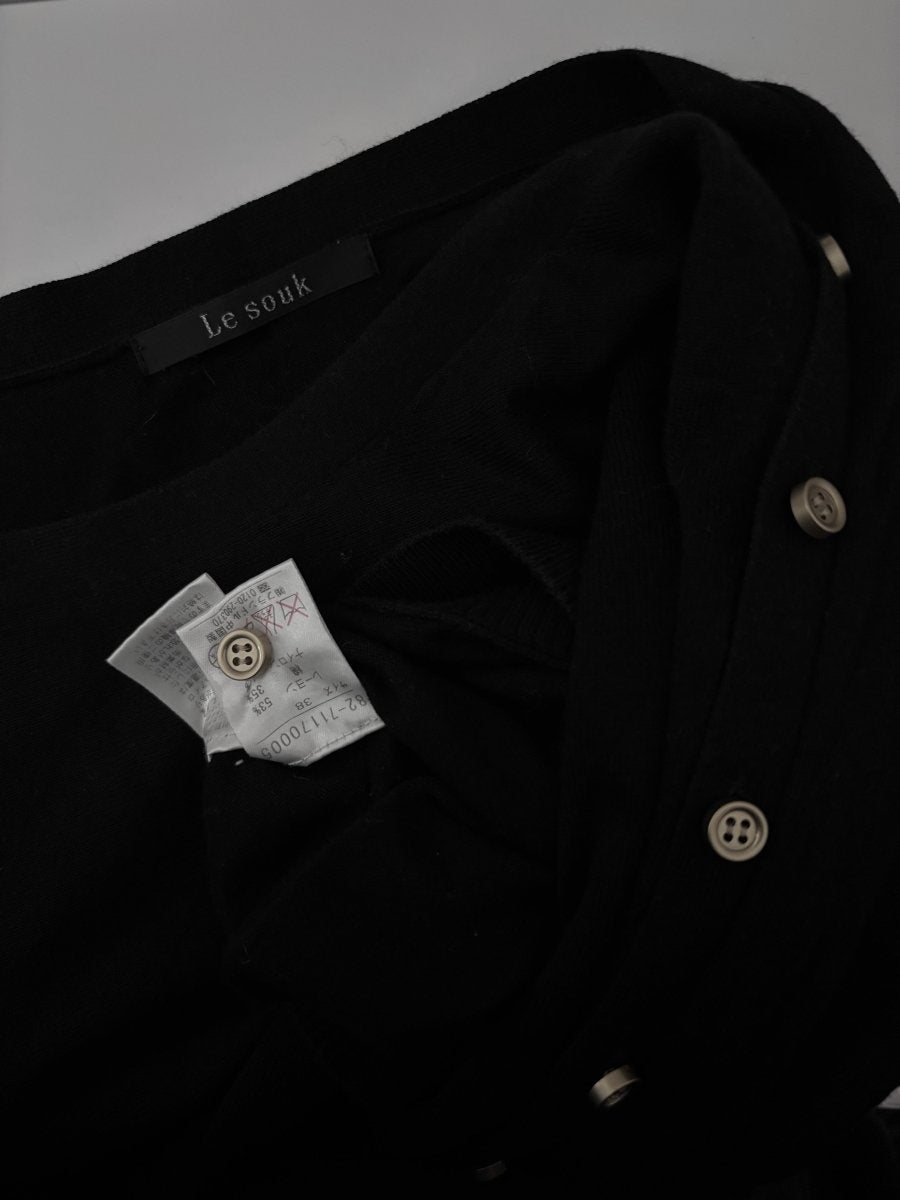 Black Slouchy Tunic - MIDNIGHT FAE