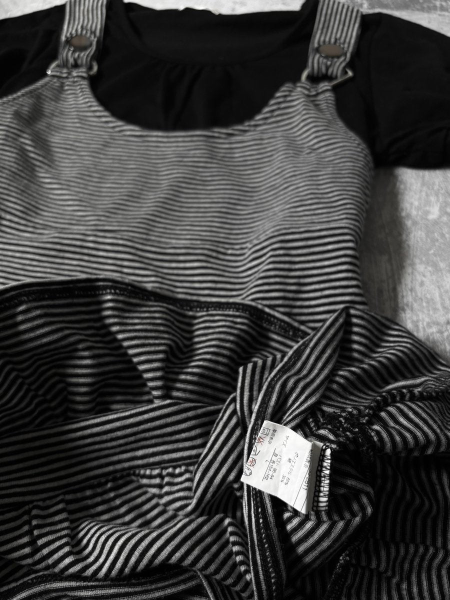 Brume Striped Dress - MIDNIGHT FAE