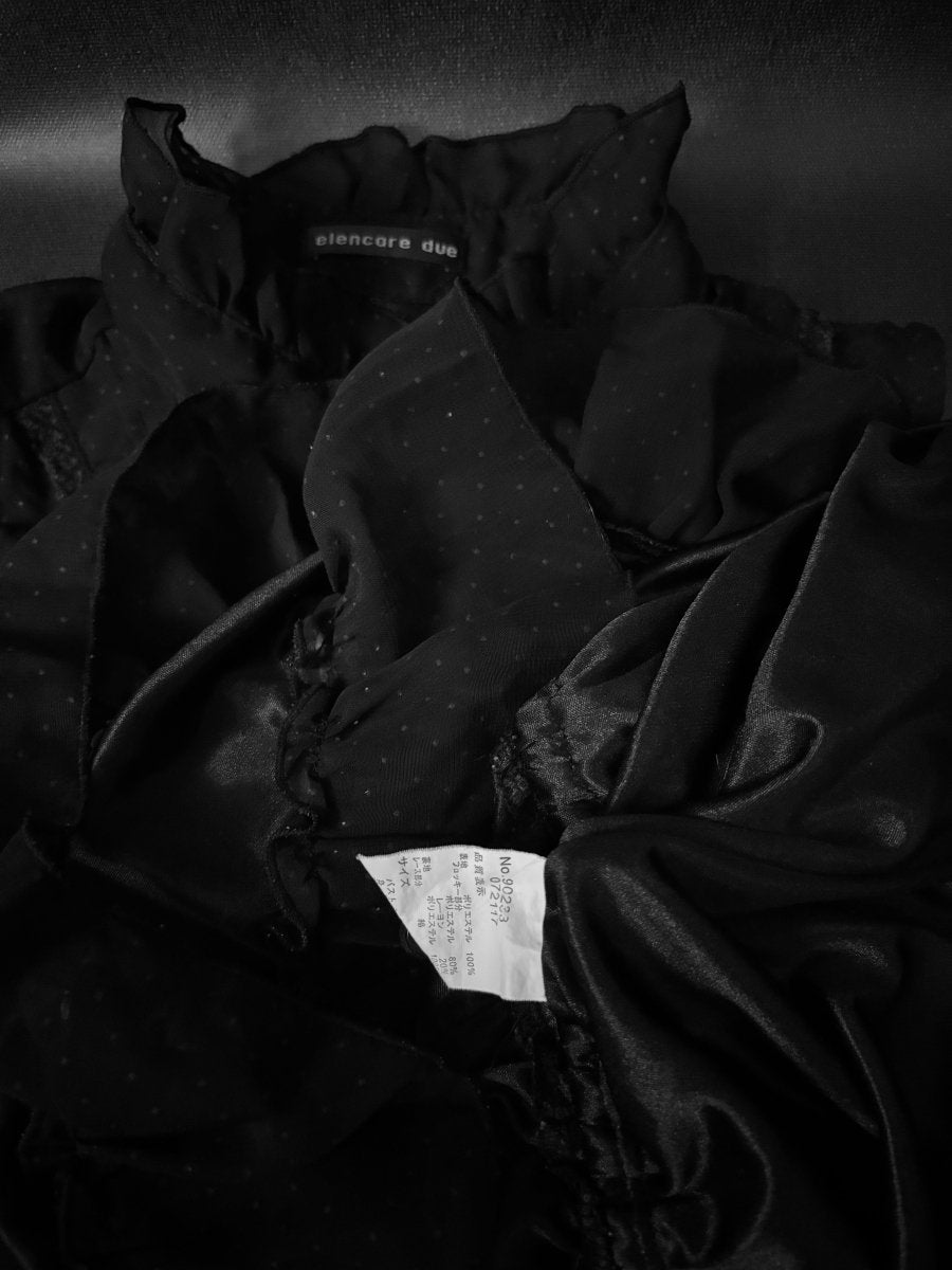 Coda Frilly Dress - MIDNIGHT FAE
