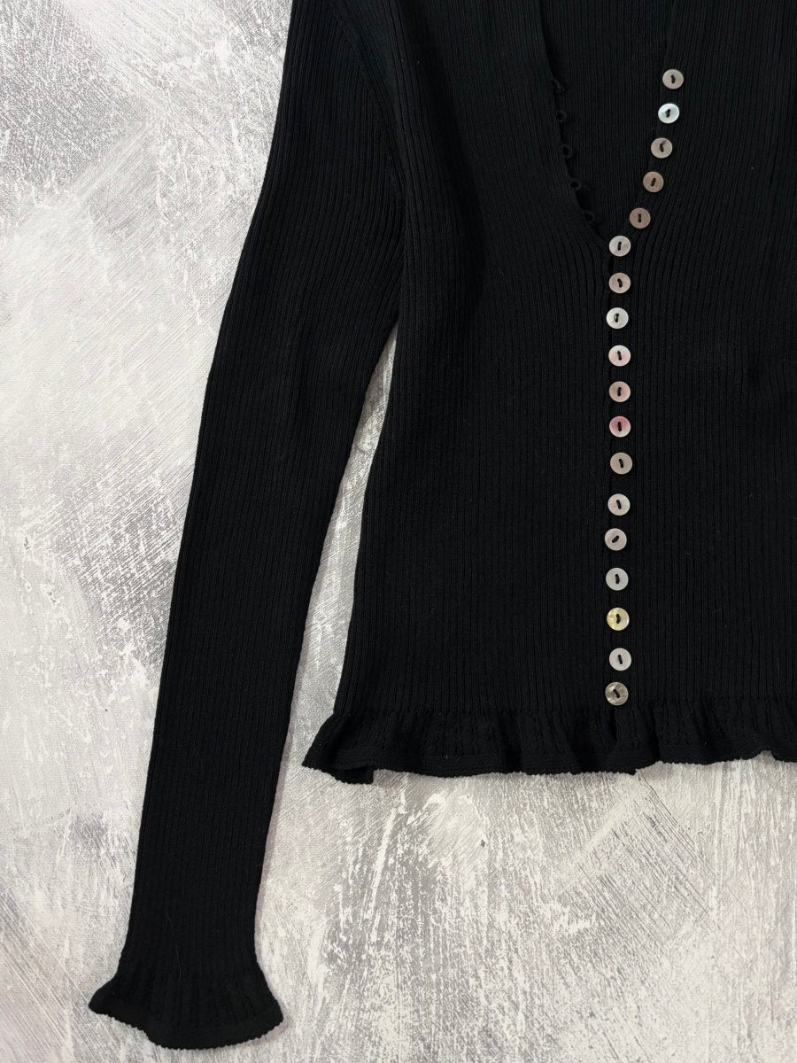 Eclipse Button Up Top - MIDNIGHT FAE