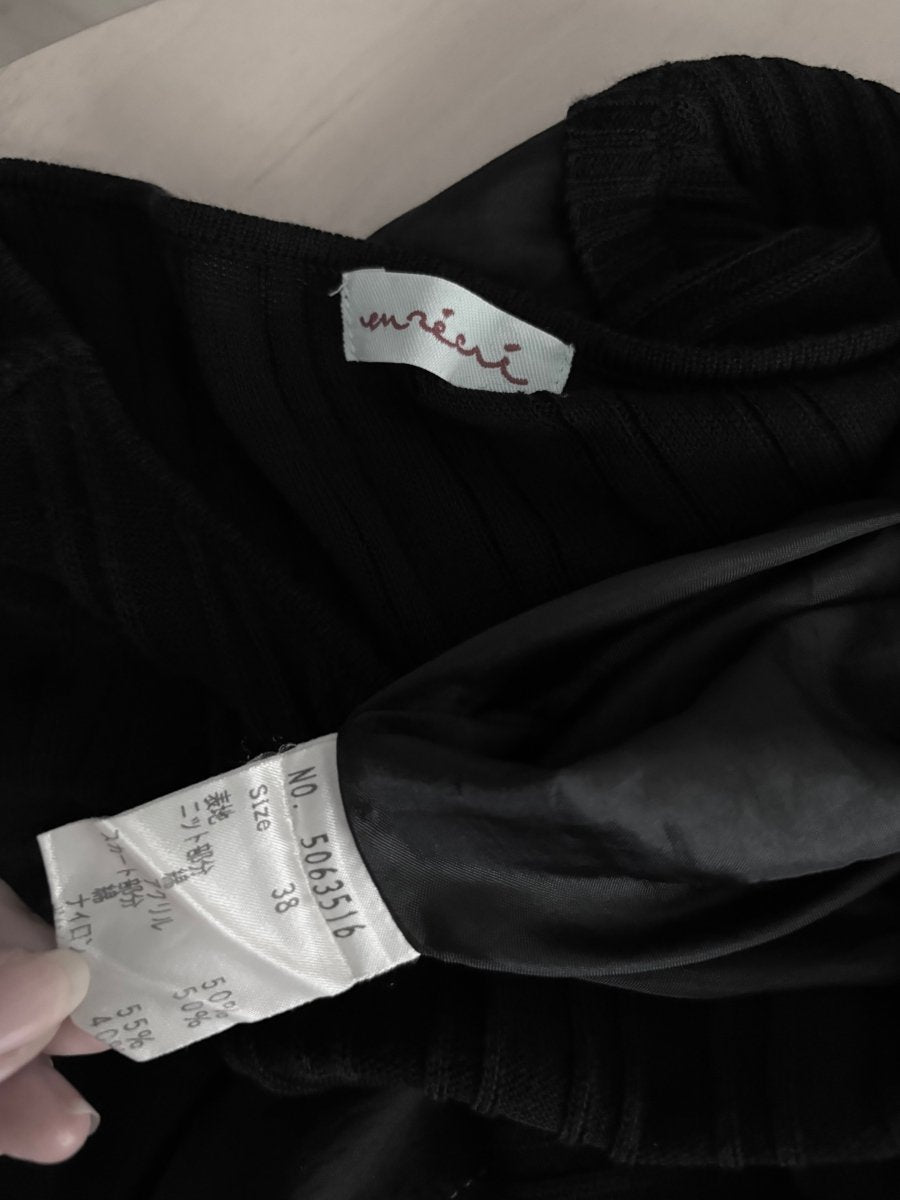 Enrecre Knit Dress - MIDNIGHT FAE