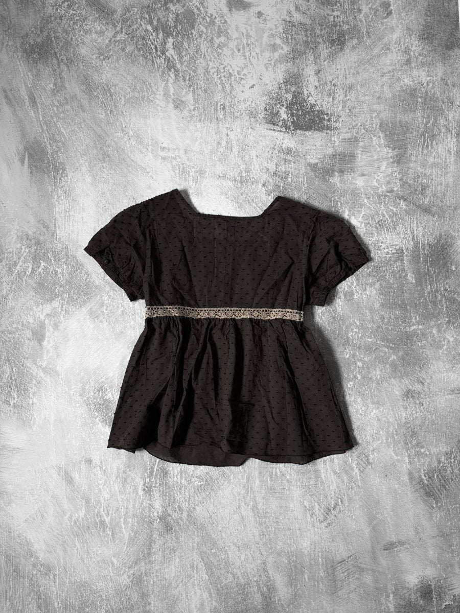 Fawn Babydoll Top - MIDNIGHT FAE