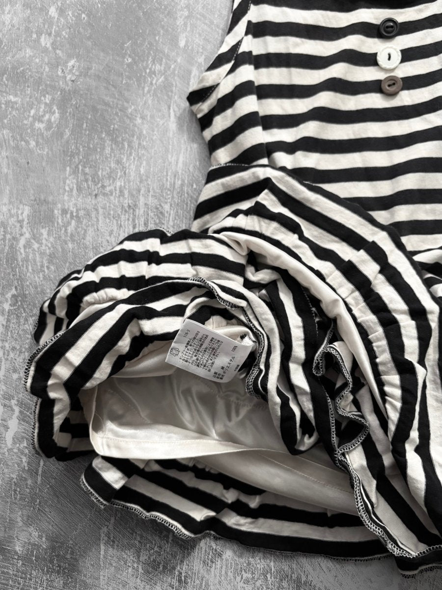 Feroux Striped Dress - MIDNIGHT FAE