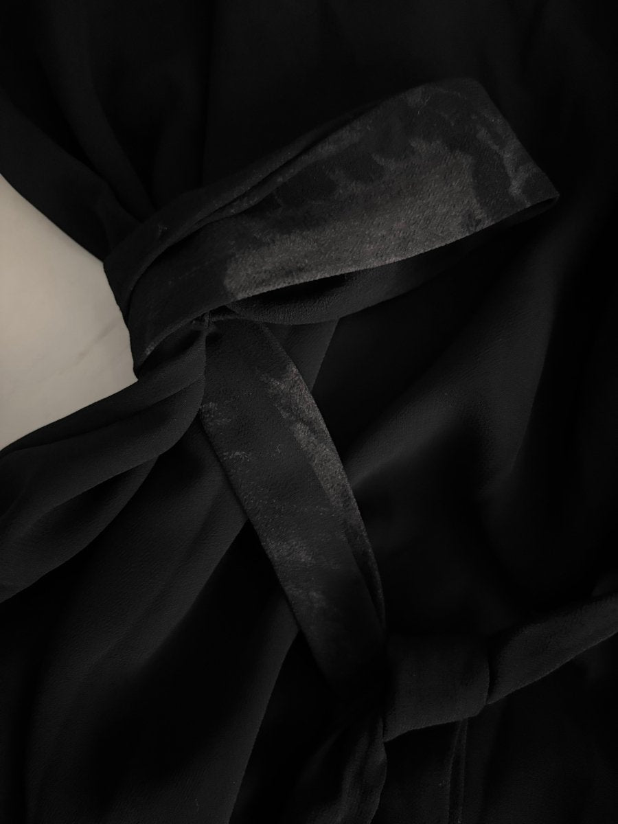 Gauze Asymmetric Tunic - MIDNIGHT FAE