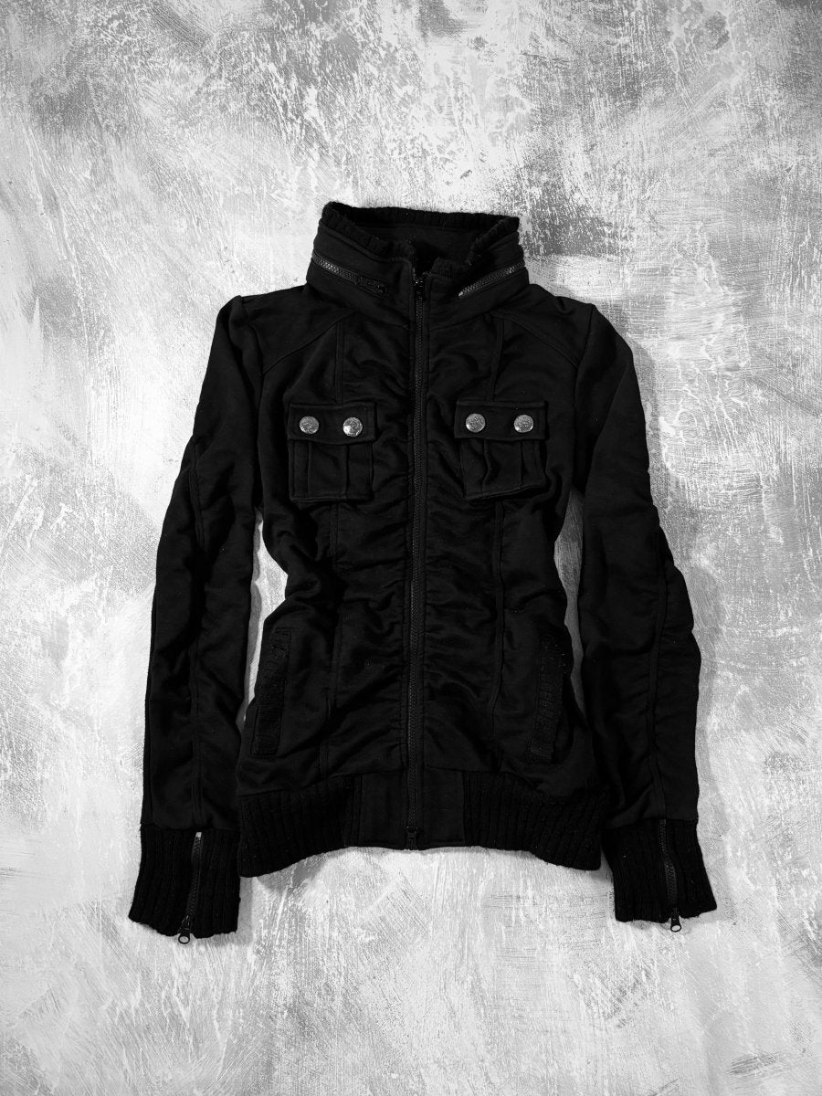 HCMII Ruched Zip Jacket - MIDNIGHT FAE