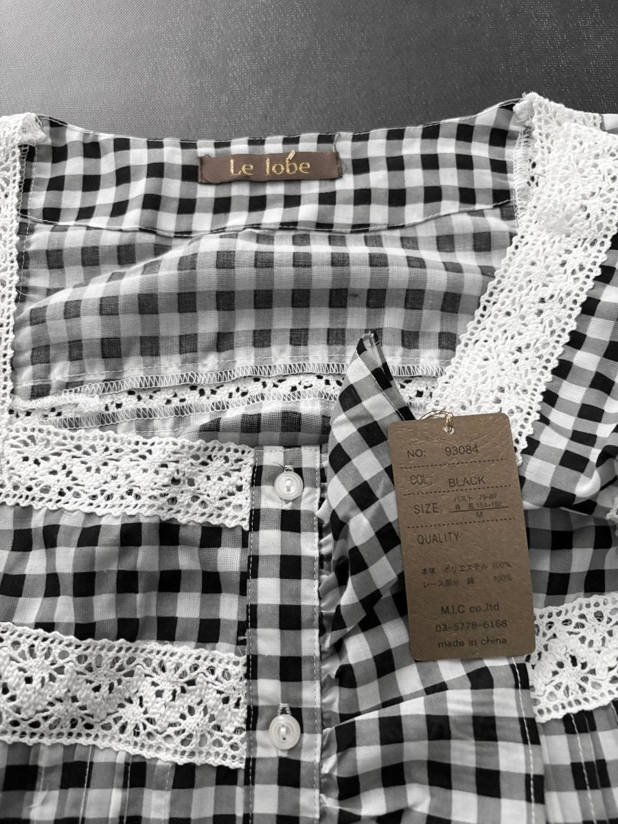 Hearth Plaid Dress (BNWT) - MIDNIGHT FAE