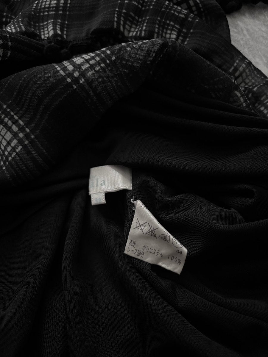 Juniper Plaid Dress - MIDNIGHT FAE