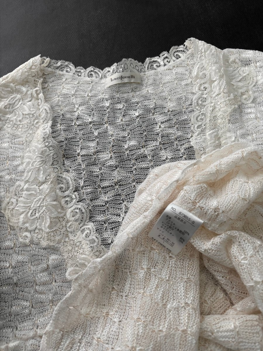 Lacifonelli Sheer Blouse - MIDNIGHT FAE