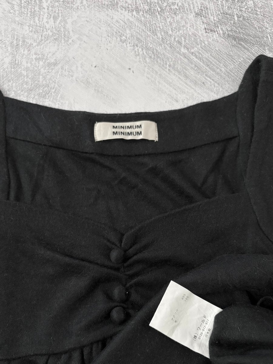 Minimum Babydoll Top - MIDNIGHT FAE