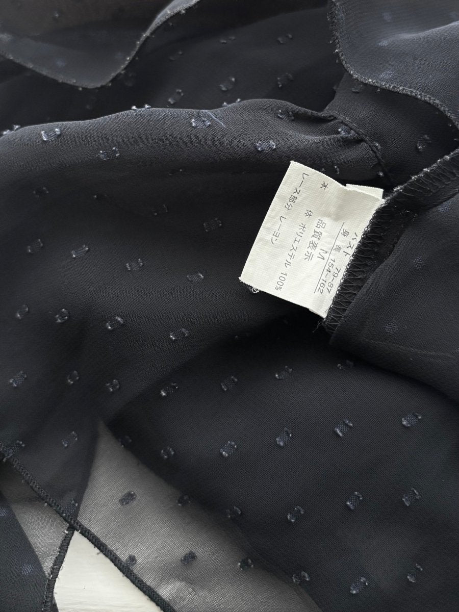 Noctelle Sheer Blouse - MIDNIGHT FAE