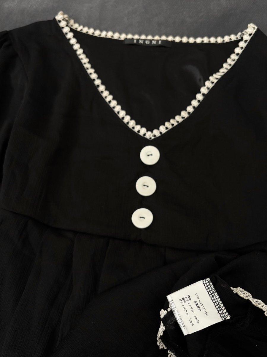 Odette Babydoll Tunic - MIDNIGHT FAE