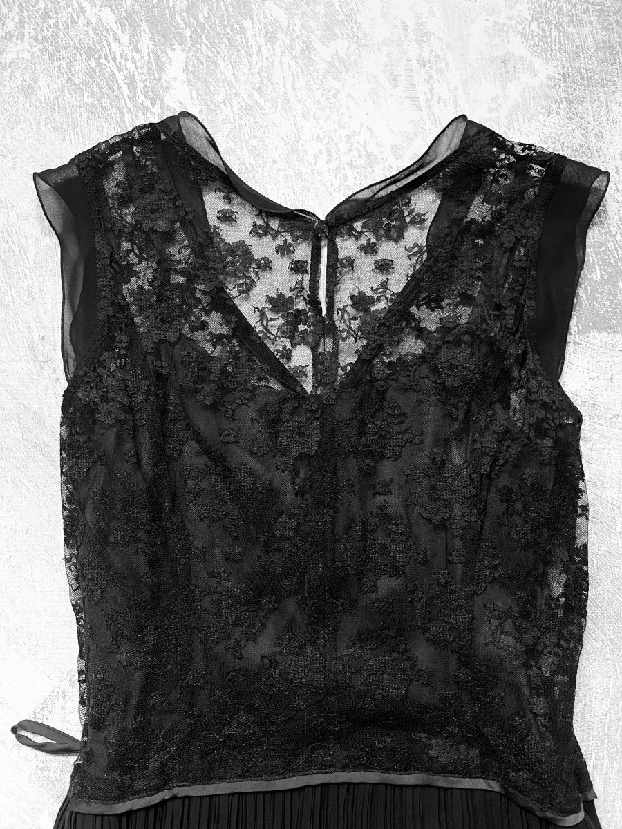 Plicate Pleated Dress - MIDNIGHT FAE