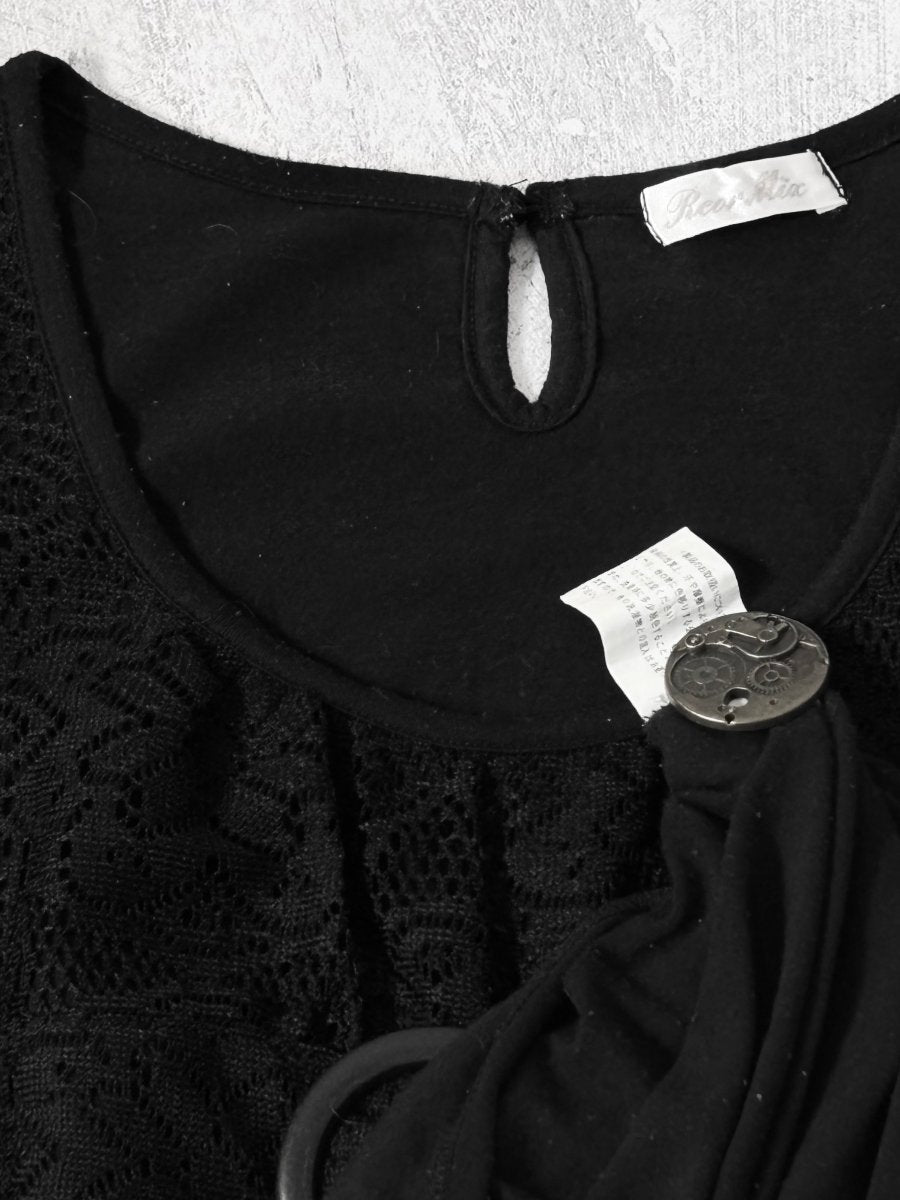 Reor Lace Mini Dress - MIDNIGHT FAE