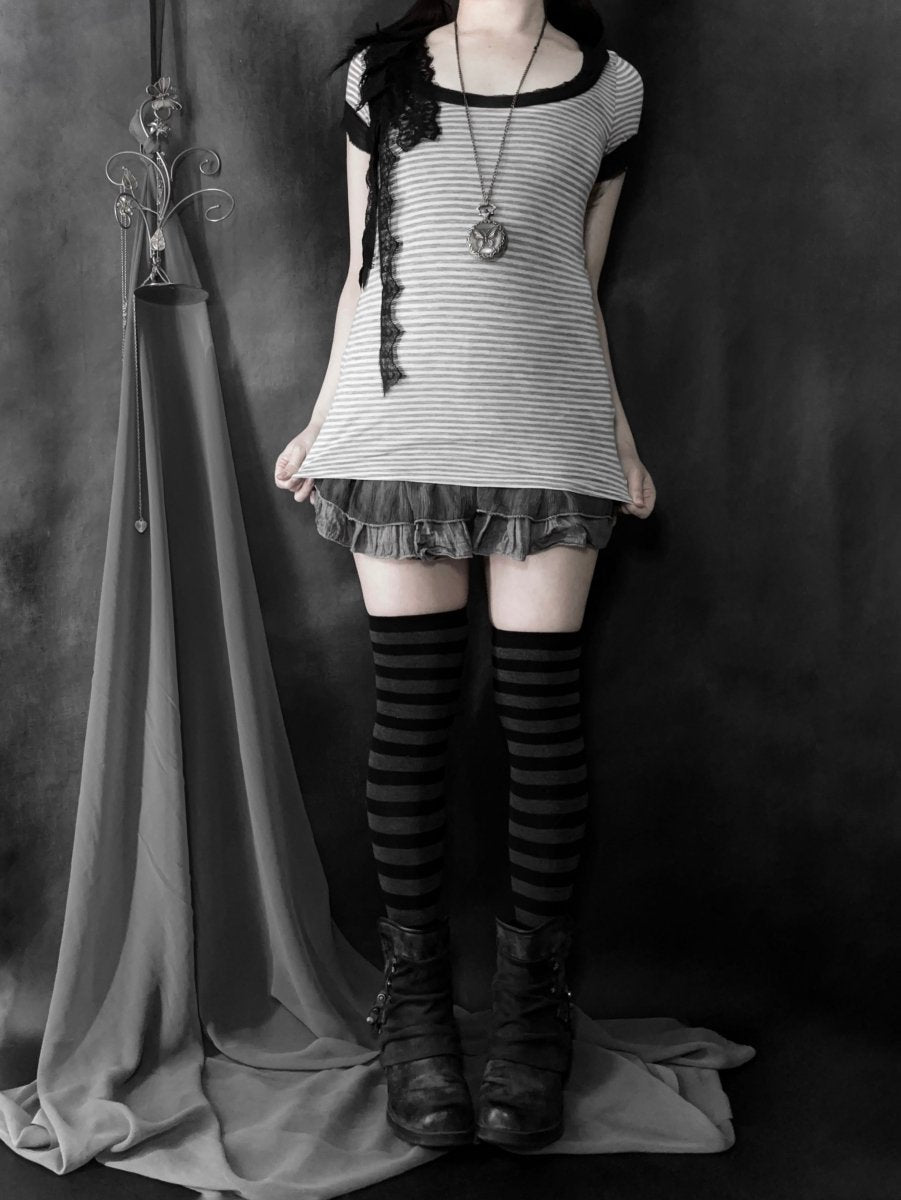 Adonisis Grey Top - MIDNIGHT FAE