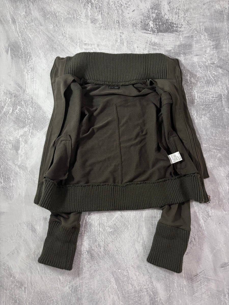 Alone Khaki Zip Up Jacket - MIDNIGHT FAE