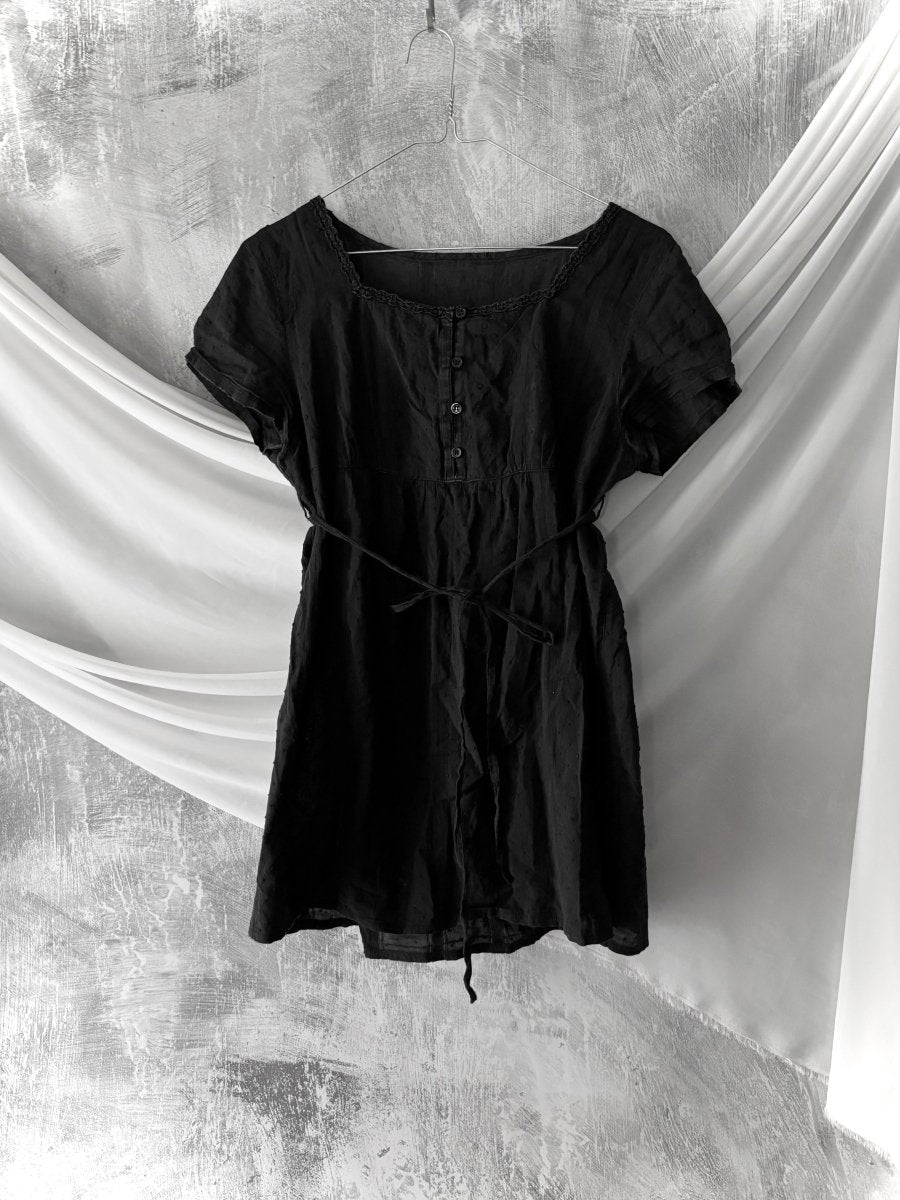 Anglaise Babydoll Tunic - MIDNIGHT FAE