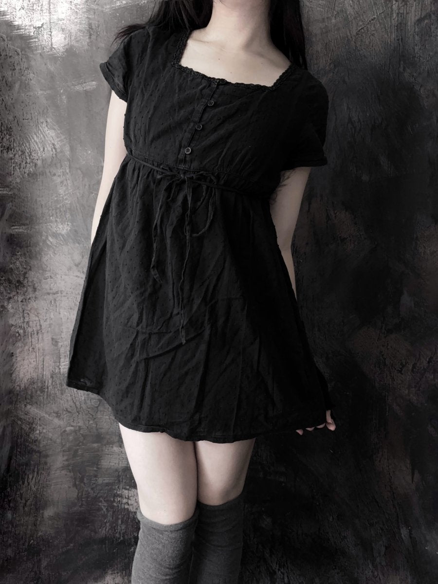 Anglaise Babydoll Tunic - MIDNIGHT FAE