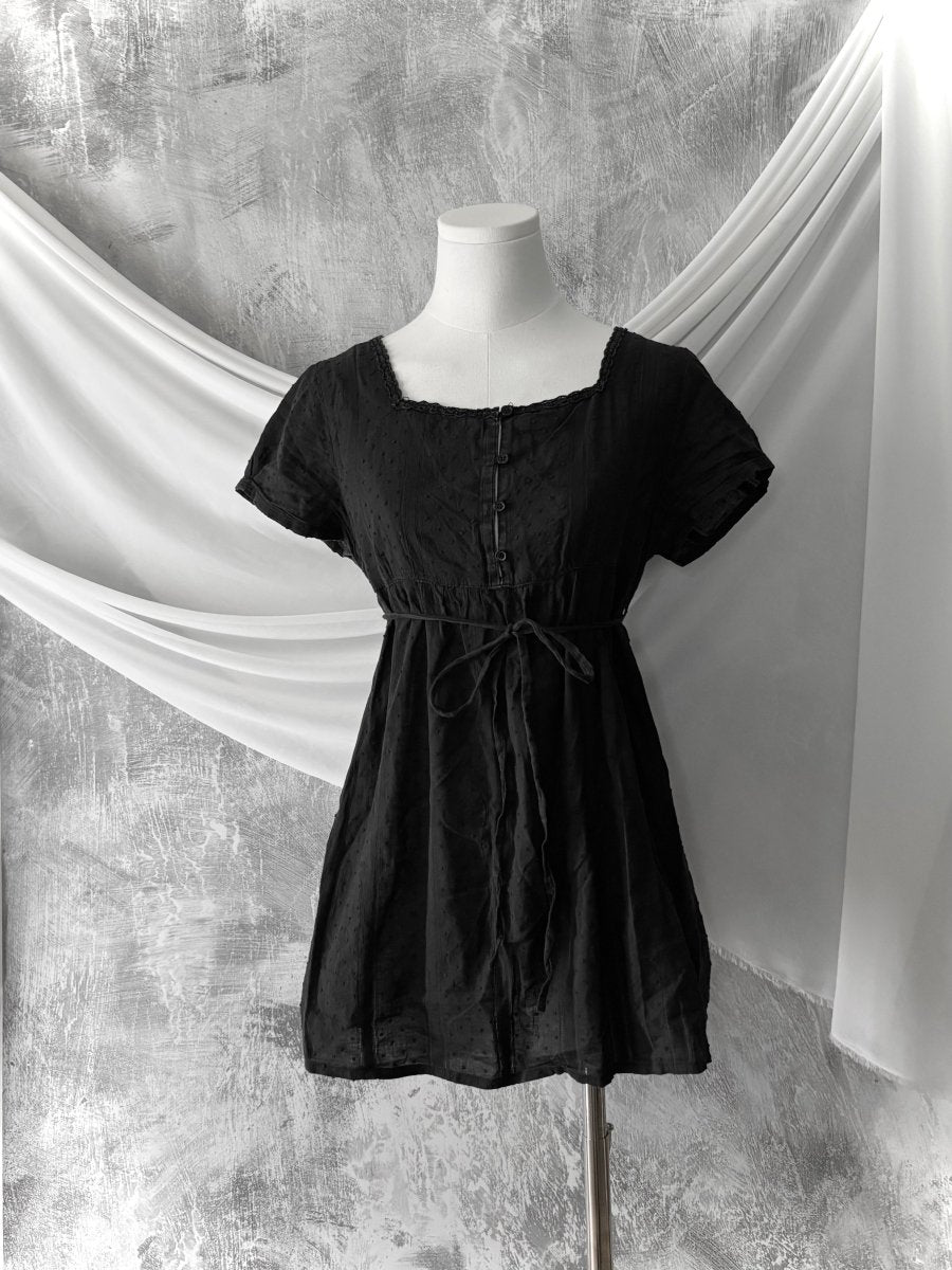 Anglaise Babydoll Tunic - MIDNIGHT FAE