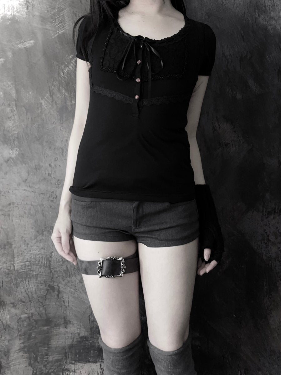 Anna Luna Top - MIDNIGHT FAE