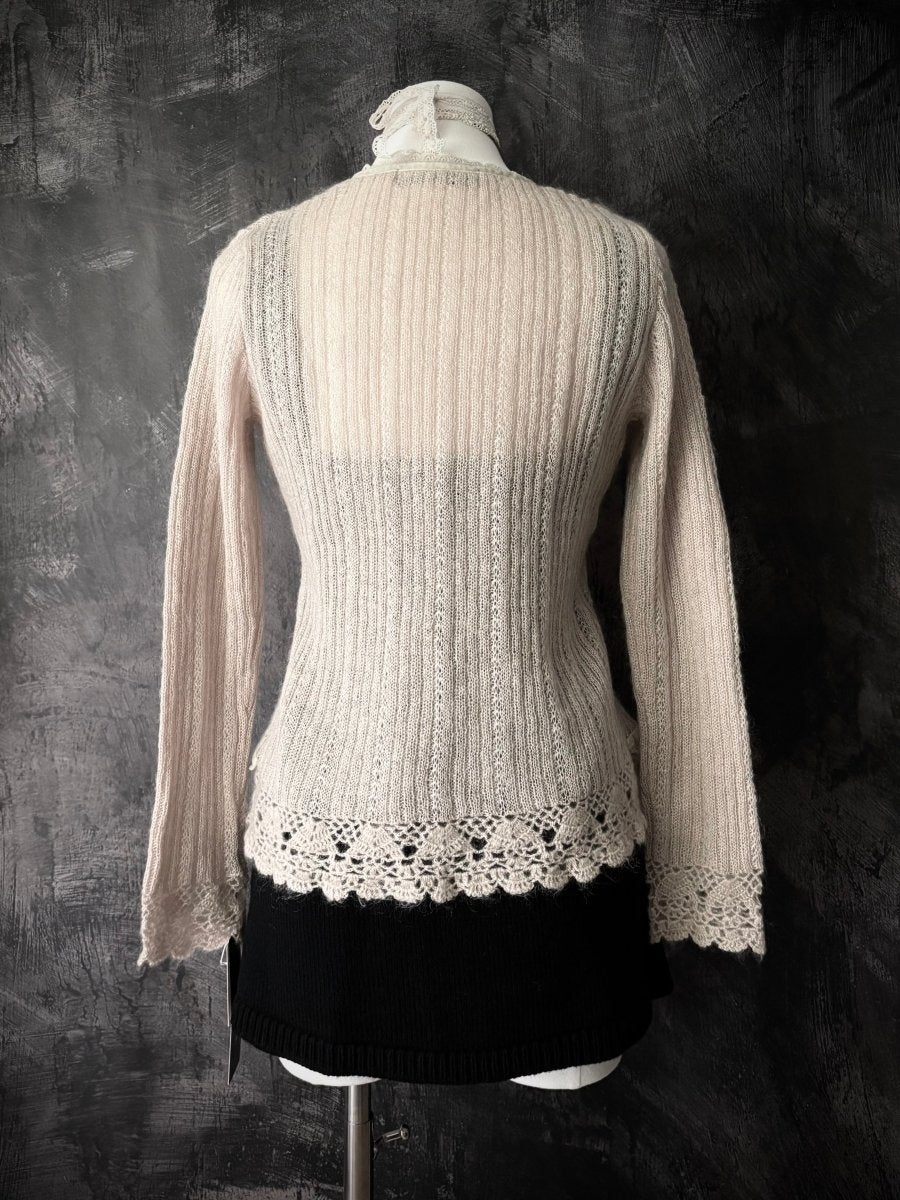 Anna Mohair Cardigan (BNWT) - MIDNIGHT FAE