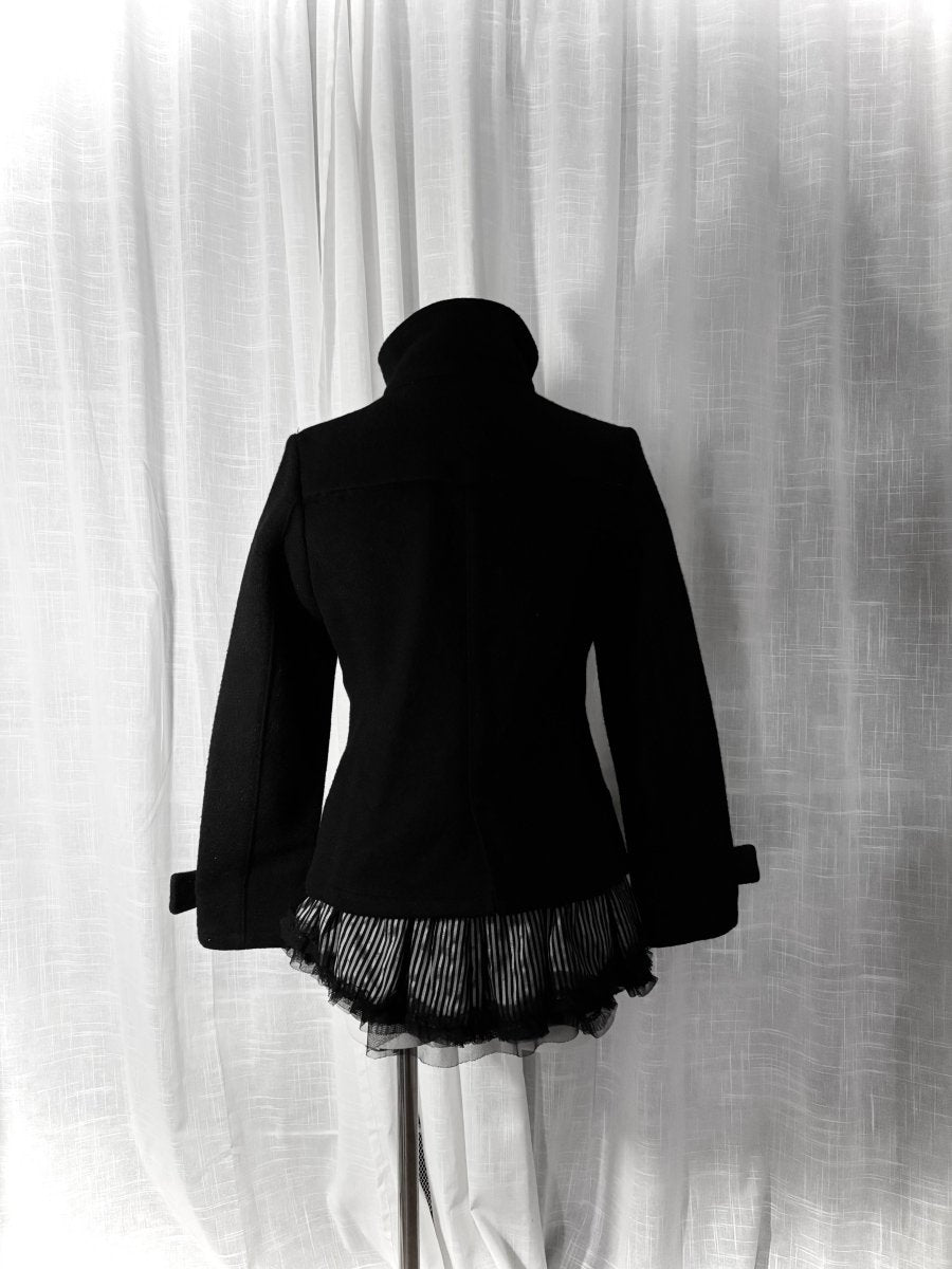 Antidote Button Coat - MIDNIGHT FAE