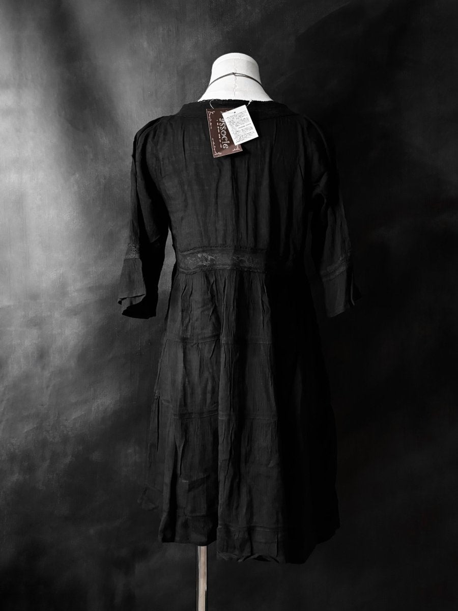 Associe Cotton Dress - MIDNIGHT FAE