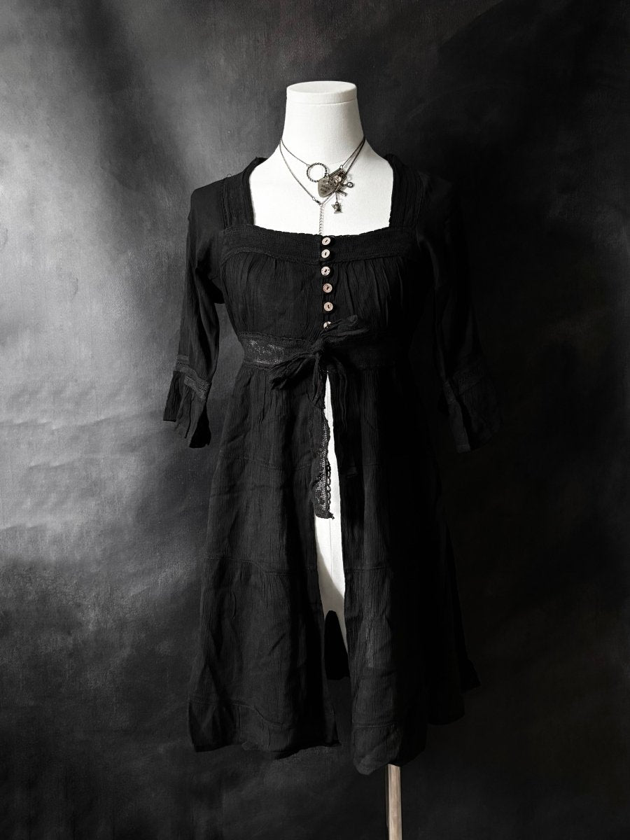 Associe Cotton Dress - MIDNIGHT FAE