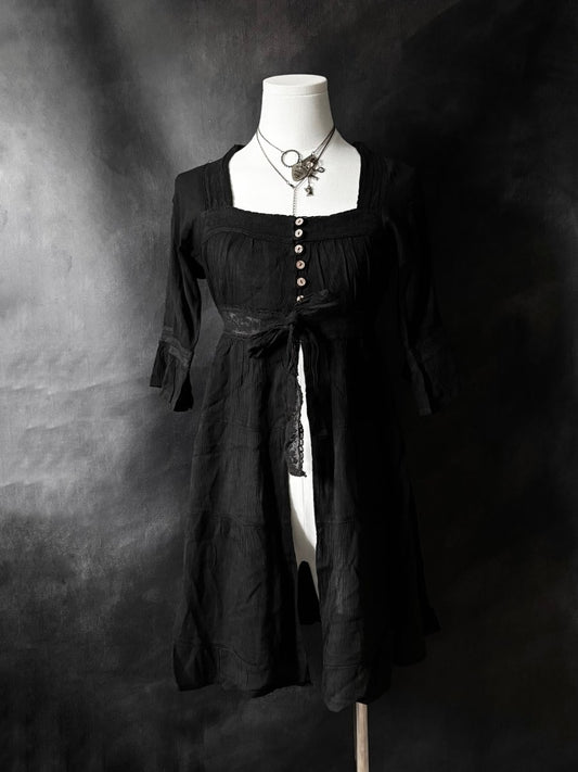 Associe Cotton Dress - MIDNIGHT FAE