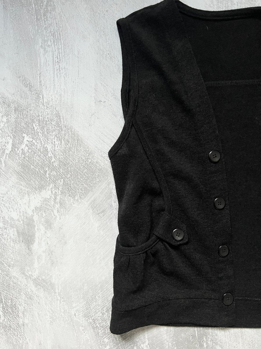 Attendant's Knit Vest - MIDNIGHT FAE