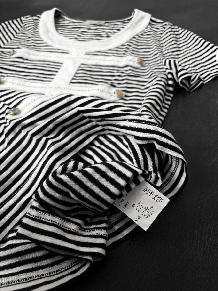 Automata Striped Top - MIDNIGHT FAE