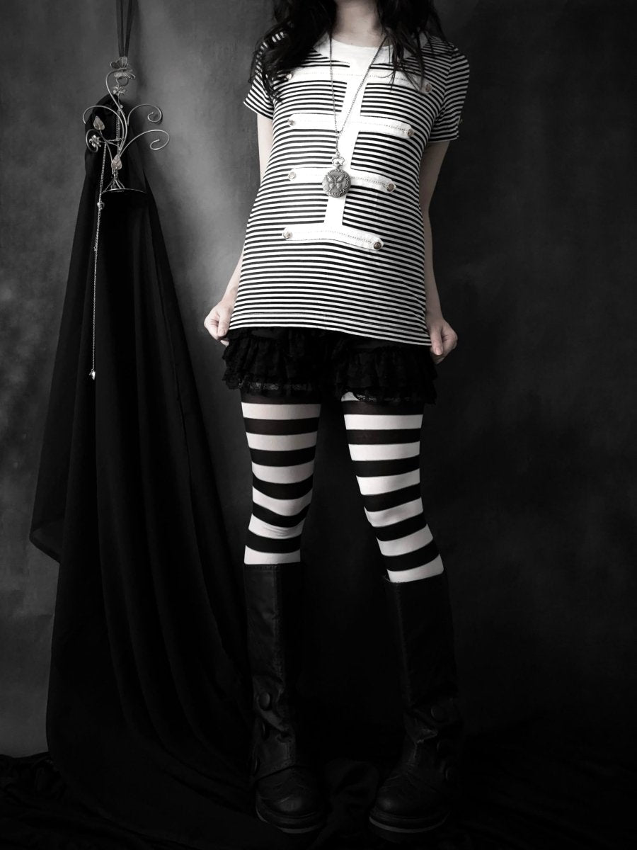 Automata Striped Top - MIDNIGHT FAE