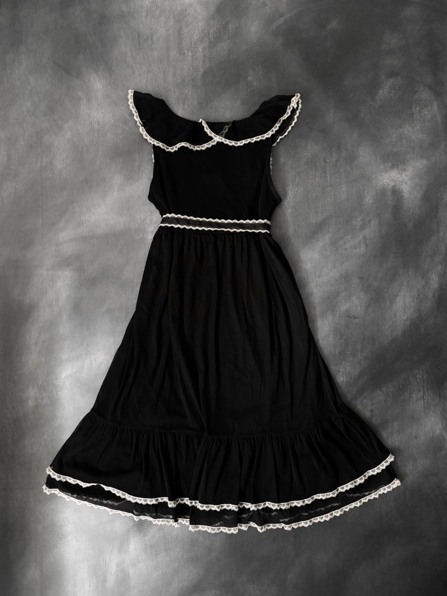 Axes Midi Dress - MIDNIGHT FAE
