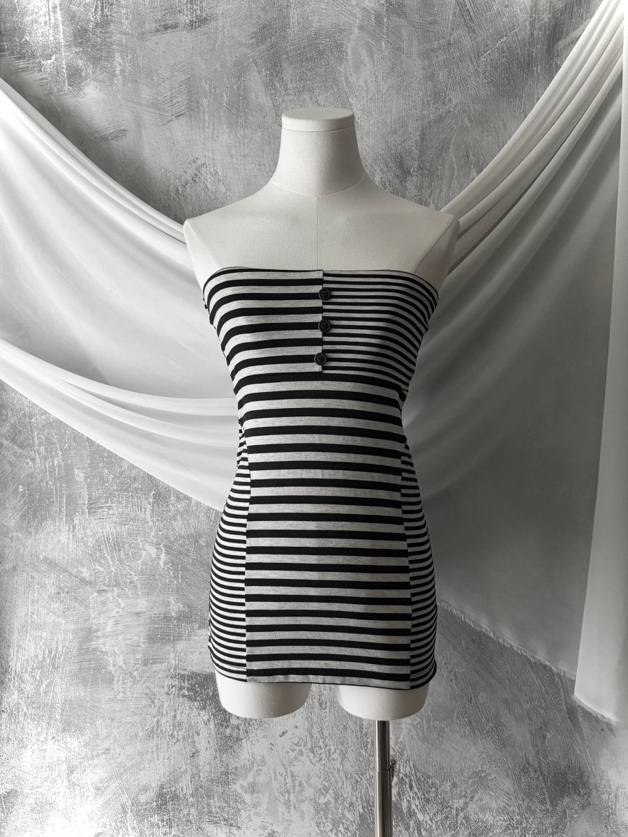Barak Striped Bandeau - MIDNIGHT FAE