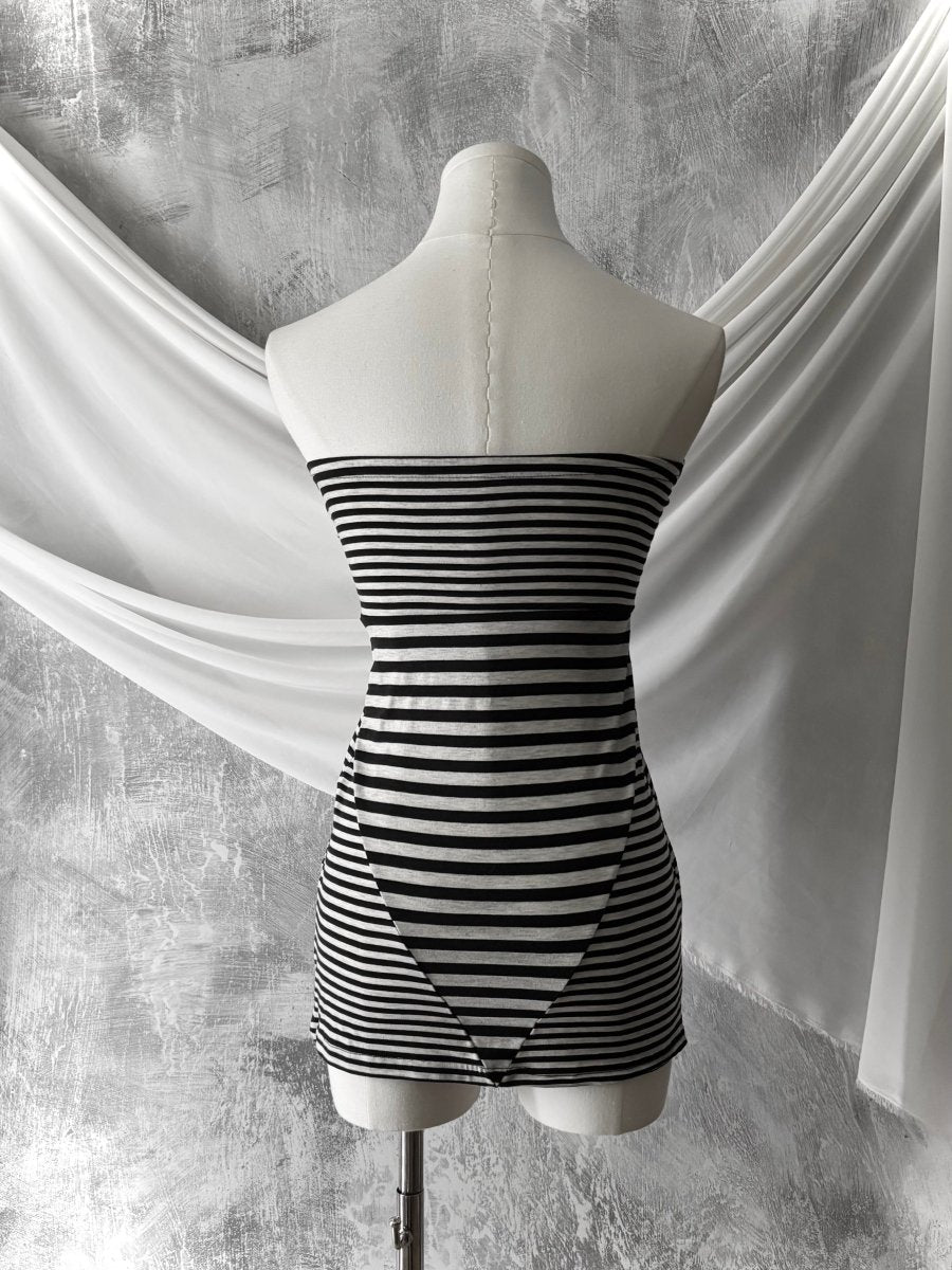 Barak Striped Bandeau - MIDNIGHT FAE