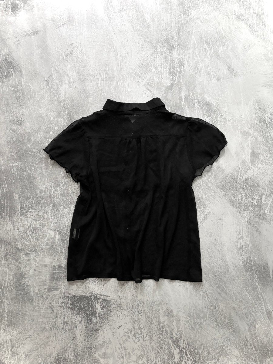 Begum Polkadot Shirt - MIDNIGHT FAE