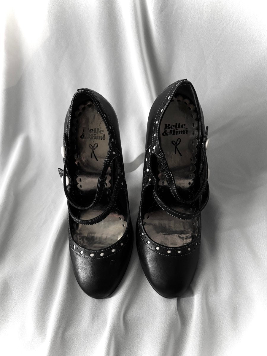 Belle Strappy Heels - MIDNIGHT FAE