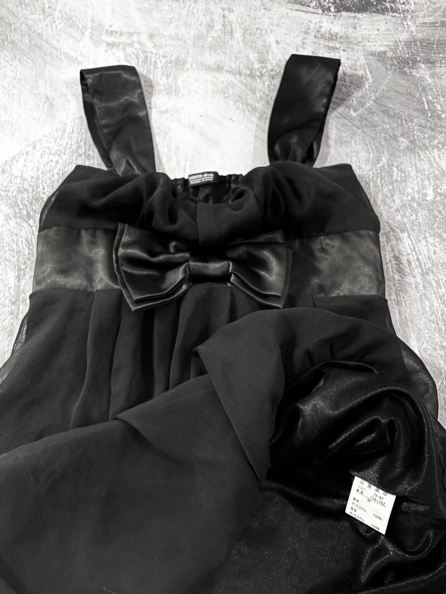 Black Bow Babydoll Cami - MIDNIGHT FAE