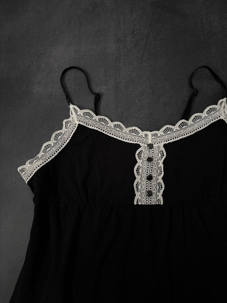 Black Lace Cami - MIDNIGHT FAE
