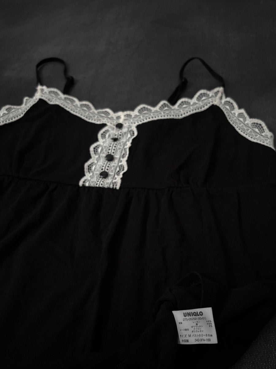 Black Lace Cami - MIDNIGHT FAE
