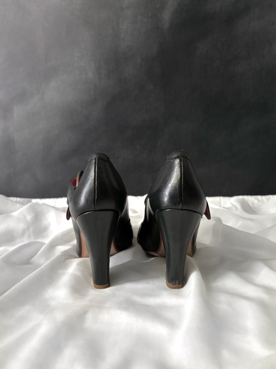 Blight Buckle Heels - MIDNIGHT FAE