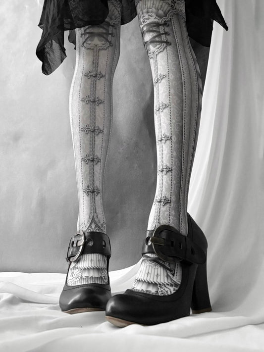 Blight Buckle Heels - MIDNIGHT FAE