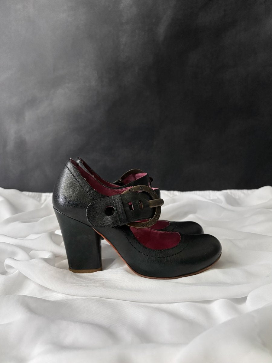Blight Buckle Heels - MIDNIGHT FAE