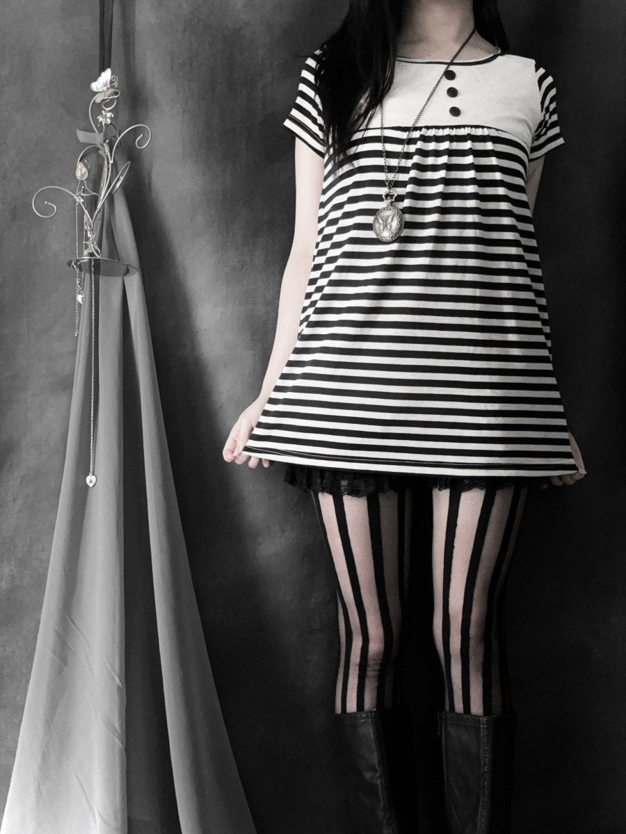 Blur Striped Top - MIDNIGHT FAE