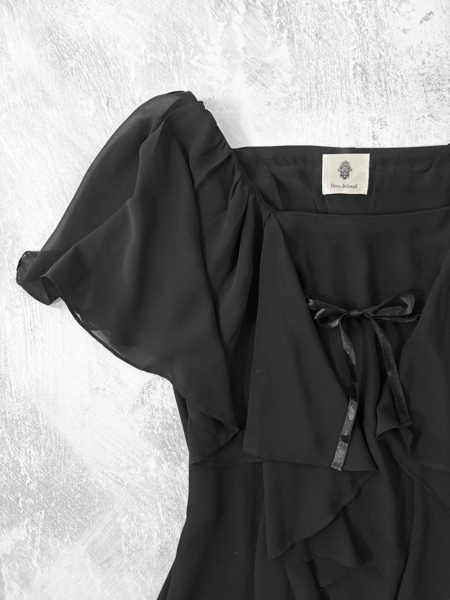 Bou Chiffon Dress - MIDNIGHT FAE