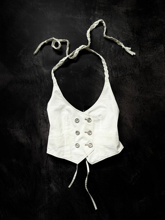 Braided Waistcoat (BNWT) - MIDNIGHT FAE