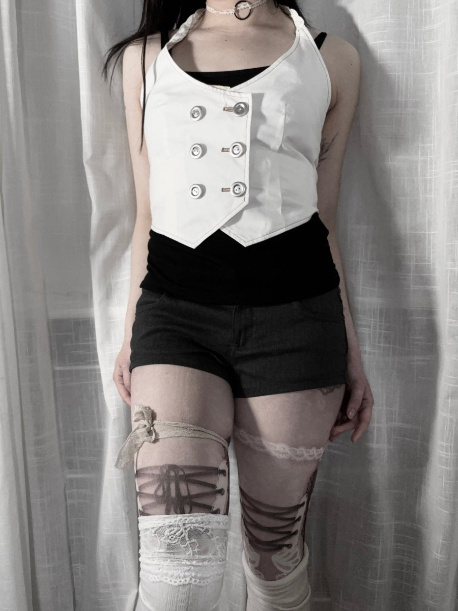 Braided Waistcoat (BNWT) - MIDNIGHT FAE