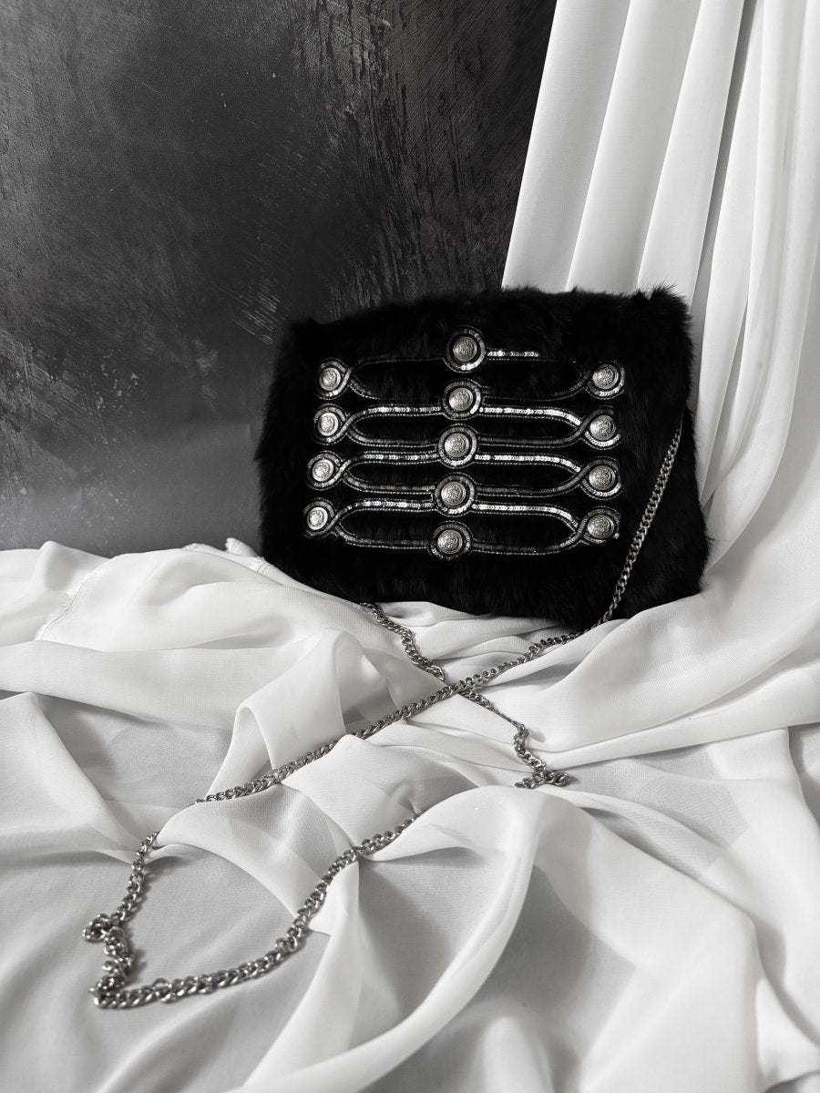 Buba Fur Bag - MIDNIGHT FAE