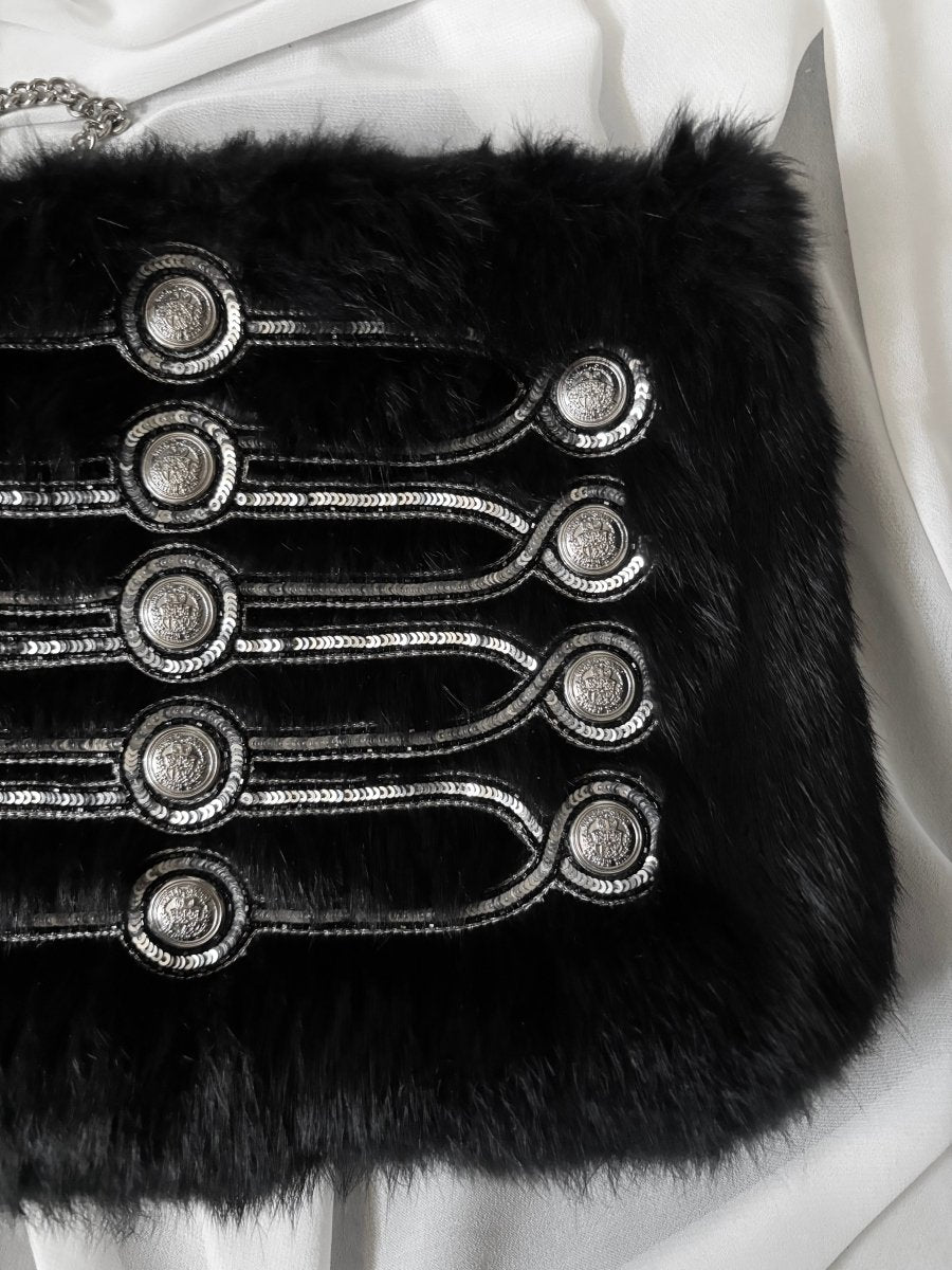 Buba Fur Bag - MIDNIGHT FAE