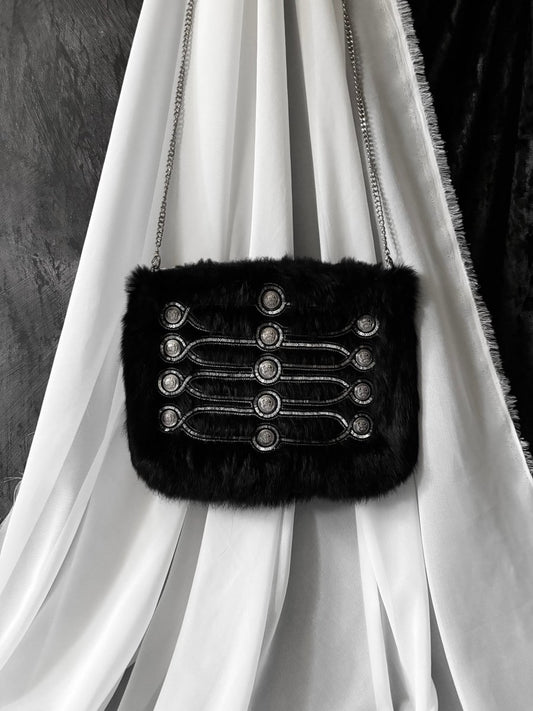 Buba Fur Bag - MIDNIGHT FAE